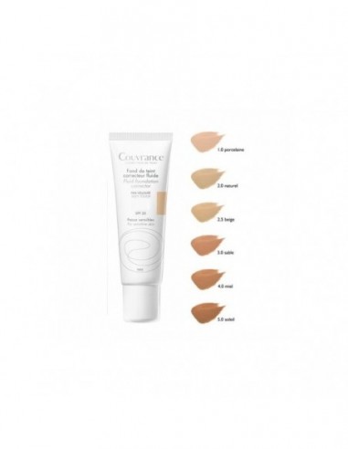 Avene Couvrance Maquillaje Fluido Spf 20 1 Envase 30 Ml Color Bronceado