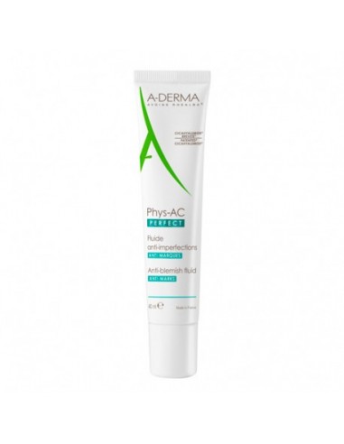 A-Derma Phys-Ac Perfect Fluido Anti-Imperfecciones Anti-Marcas 1 Envase 40 Ml