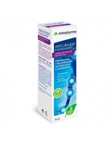 ARKOFLEX FISIOEXPERT CREMA MASAJE DEPORTIVO 1 ENVASE 75 ML