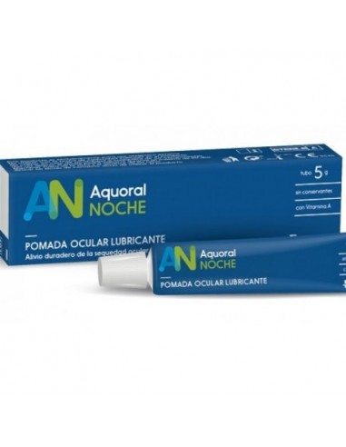 Aquoral Noche Pomada Ocular Lubricante Esteril 1 Envase 5 G