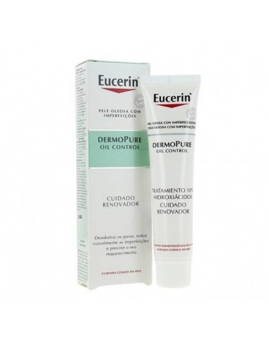 Eucerin Dermopure Oil Control Tratamiento 10% Hidroxiacidos 1 Envase 40 Ml