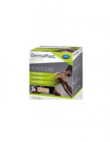 Cinta Kinesiologica Dermaplast Active 1 Unidad 5 M X 5 Cm Color Rosa