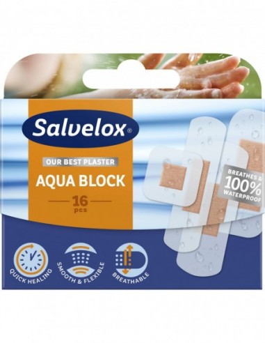 Salvelox Aqua Block Aposito Adhesivo 16 Apositos