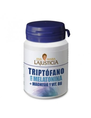 Triptofano Con Melatonina + Magnesio Y Vit B6 Ana Maria Lajusticia 60 Comprimidos