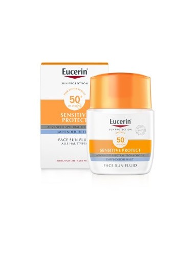 Eucerin Sun Protection 50+ Fluid Sensitive Protect 1 Envase 50 Ml