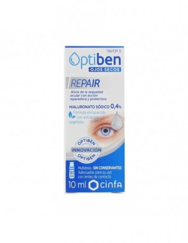 OPTIBEN OJOS SECOS REPAIR 1 FRASCO 10 ML