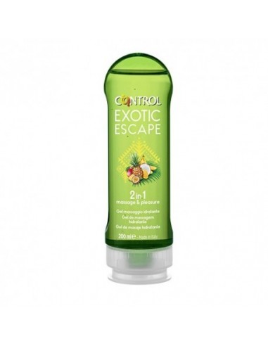 Control Exotic Escape 2 In 1 Massaje & Pleasure Gel 1 Envase 200 Ml