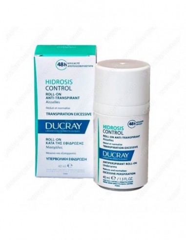 Ducray Hidrosis Control Anti-Transpirable Axilas 1 Roll On 40 Ml