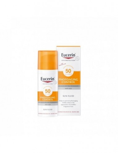 EUCERIN SUN PROTECTION 50 FLUID PHOTOAGING CONTROL 1 ENVASE 50 ML