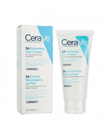 Cerave Crema Renovadora De Pies 1 Envase 88 Ml