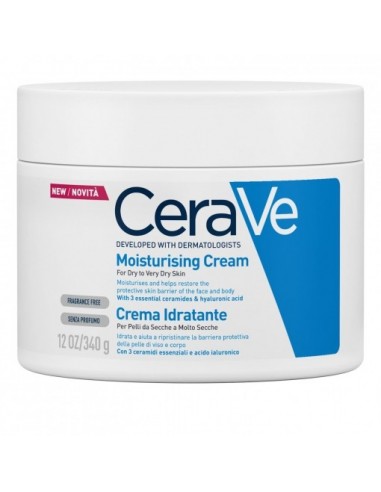 Cerave Crema Hidratante Piel Seca 1 Envase 340 G