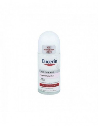 Eucerin Desodorante 0% Aluminio 1 Roll On 50 Ml