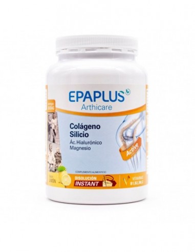 Epaplus Colageno + Silicio + Hialuronico + Magnesio Polvo 1 Envase 334,06 G Sabor Limon