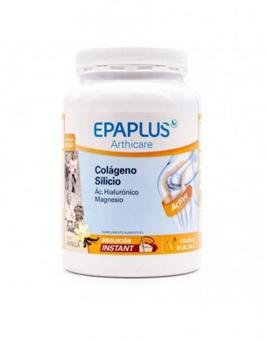 Epaplus Colageno + Silicio + Hialuronico + Magnesio Polvo 1 Envase 326,86 G Sabor Vainilla