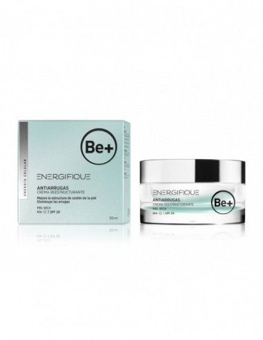 Be+ Energifique Antiarrugas Crema Hidratante Reestructurante Piel Normal Mixta Spf20 1 Envase 50 Ml