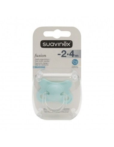 Chupete Silicona Fisiologico Suavinex Fusion 2 - 4 Meses 1 Unidad