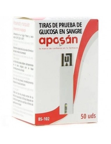 Tiras Reactivas Glucemia Aposan 50 U