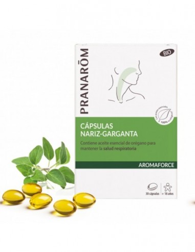 Aromaforce Capsulas Nariz Garganta 30 Capsulas