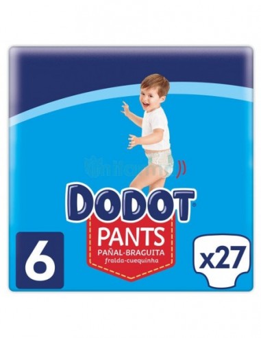 Pañal Infantil Dodot Pants Talla 6 +15 Kg 27 Unidades