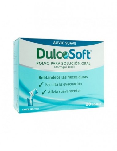 DULCOSOFT POLVO PARA SOLUCION ORAL 20 SOBRES 10 g SABOR NEUTRO