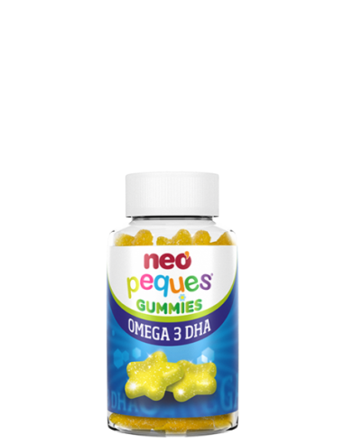 NEO PEQUES GUMMIES OMEGA-3 DHA 30 CARAMELOS MASTICABLES SABOR LIMON