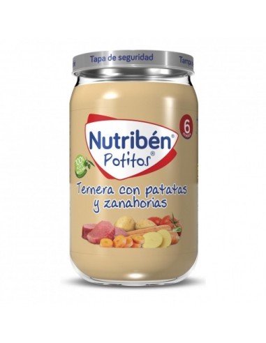 Nutriben Ternera Con Patatas Y Zanahorias 1 Potito 235 G