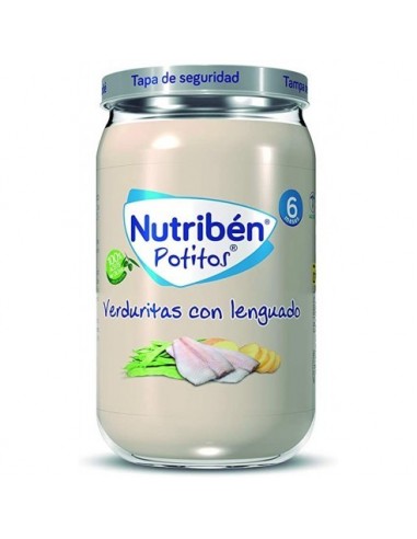 Nutriben Verduritas Con Lenguado 1 Potito 235 G