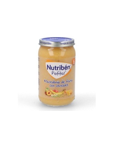 Nutriben Macedonia De Fruta Con Cereales 1 Potito 235 G