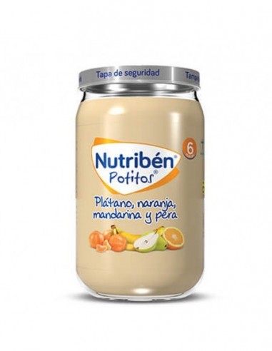 Nutriben Platano Naranja Mandarina Y Pera 1 Potito 235 G