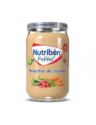 Nutriben Recetas Tradicionales Menestra De Cordero 1 Potito 235 G