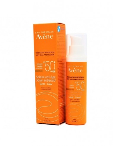 Avene Solar Antiedad Spf 50+ Color 1 Envase 50 Ml