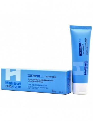 Halibut Cuidatopic Crema Facial 1 Envase 50 Ml