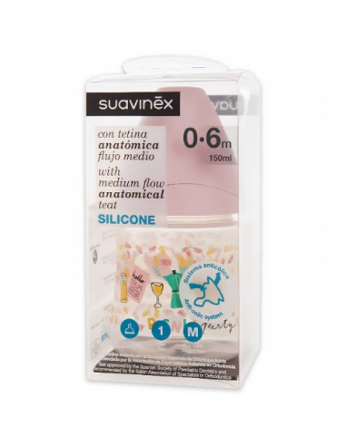 Biberon T Silicona Suavinex T1M 150 Ml