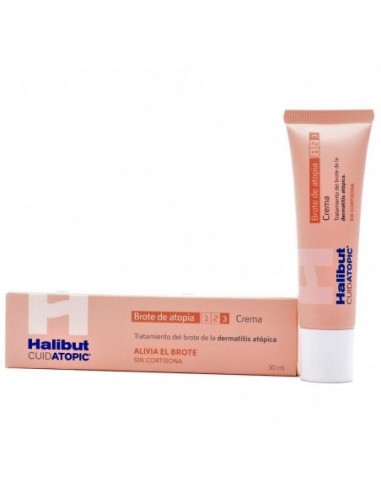 Halibut Cuidatopic Crema Brote Atopia 1 Envase 30 Ml