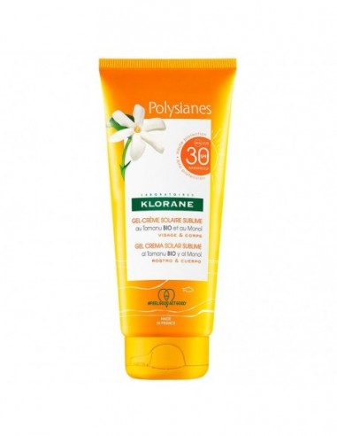 Klorane Polysianes Gel Crema Solar Sublime Spf 30 Rostro Y Cuerpo 1 Envase 200 Ml