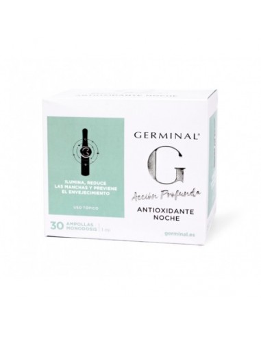 Germinal Accion Profunda Antioxidante Noche 30 Ampollas 1 Ml