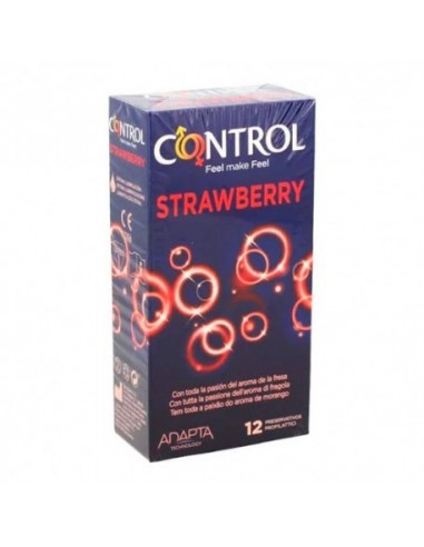 Control Strawberry Preservativos 12 Unidades