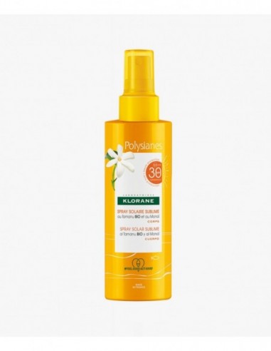 Klorane Polysianes Al Tamanu Bio Y Al Monoï Spray Solar Sublime Spf 30 Cuerpo 1 Envase 200 Ml