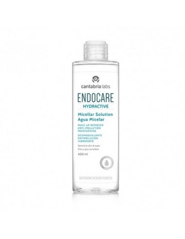 Endocare Hydractive Agua Micelar Desmaquillante Antipolucion Hidratante 1 Envase 400 Ml