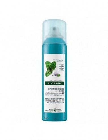 Klorane Champu Seco Detox A La Menta Acuatica 1 Envase 150 Ml