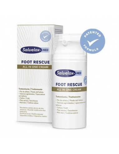 Salvelox Med Foot Rescue Crema Pies 1 Envase 100 Ml