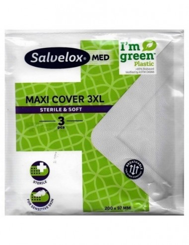 APOSITO ESTERIL SALVELOX MED MAXI COVER 3 UNIDADES 3XL