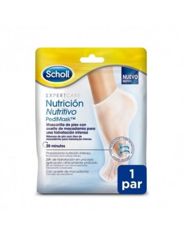 Scholl Pedimask Mascarilla Nutritiva Pies 1 Par