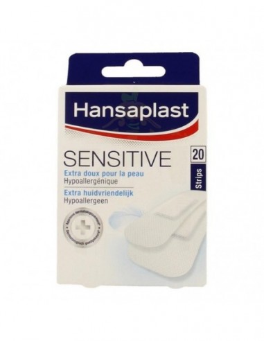 Hansaplast Sensitive Aposito Adhesivo 2 Tamaños 20 Apositos