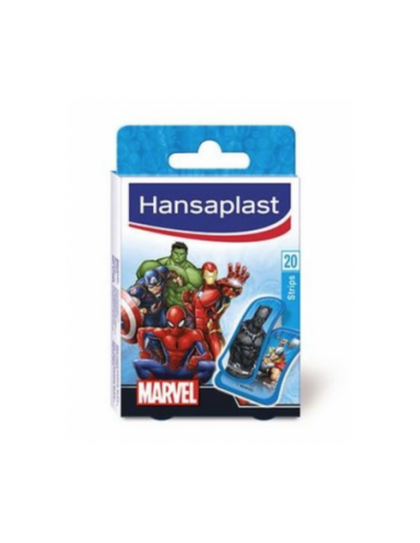 Hansaplast Marvel Aposito Adhesivo 2 Tamaños 20 Strips