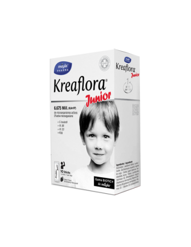 Kreaflora Junior 10 Sticks Sabor Fresa