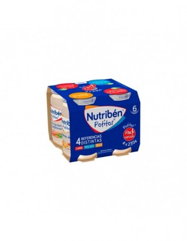 Nutriben Potitos Variados 4 Envases 235 G Pack