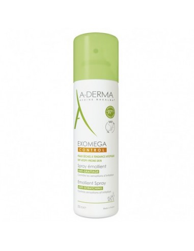 A-Derma Exomega Control Spray Emoliente Anti-Rascado 1 Envase 200 Ml