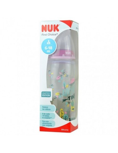 Biberon Fc+ Silicona Nuk Hello Adventure 6-18 Xl 360 Ml