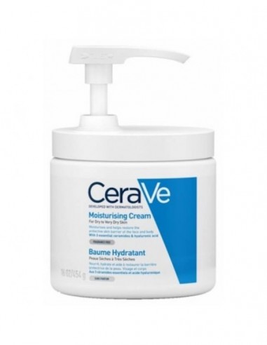 Cerave Crema Hidratante Con Pompa 1 Envase 340 G